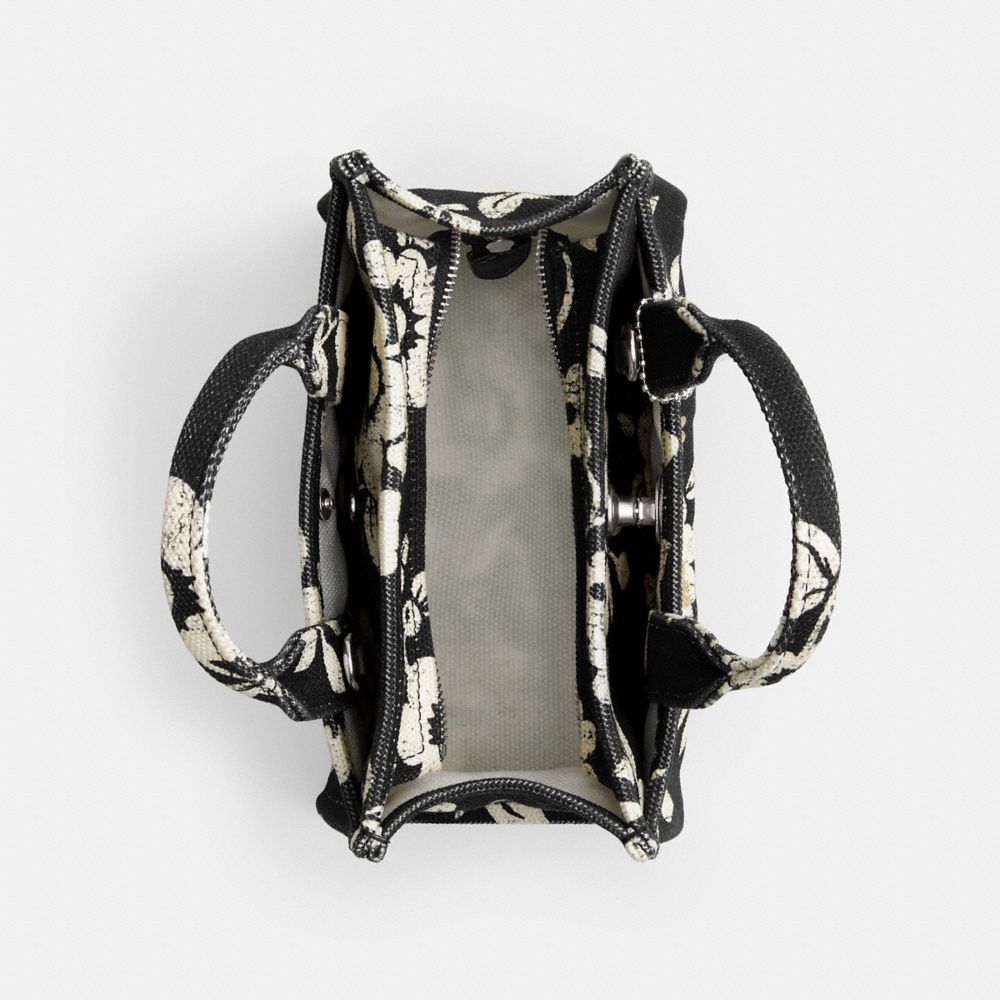 COACH®,Cargo Tote Bag 20 With Floral Print,,Inside View,Top View
