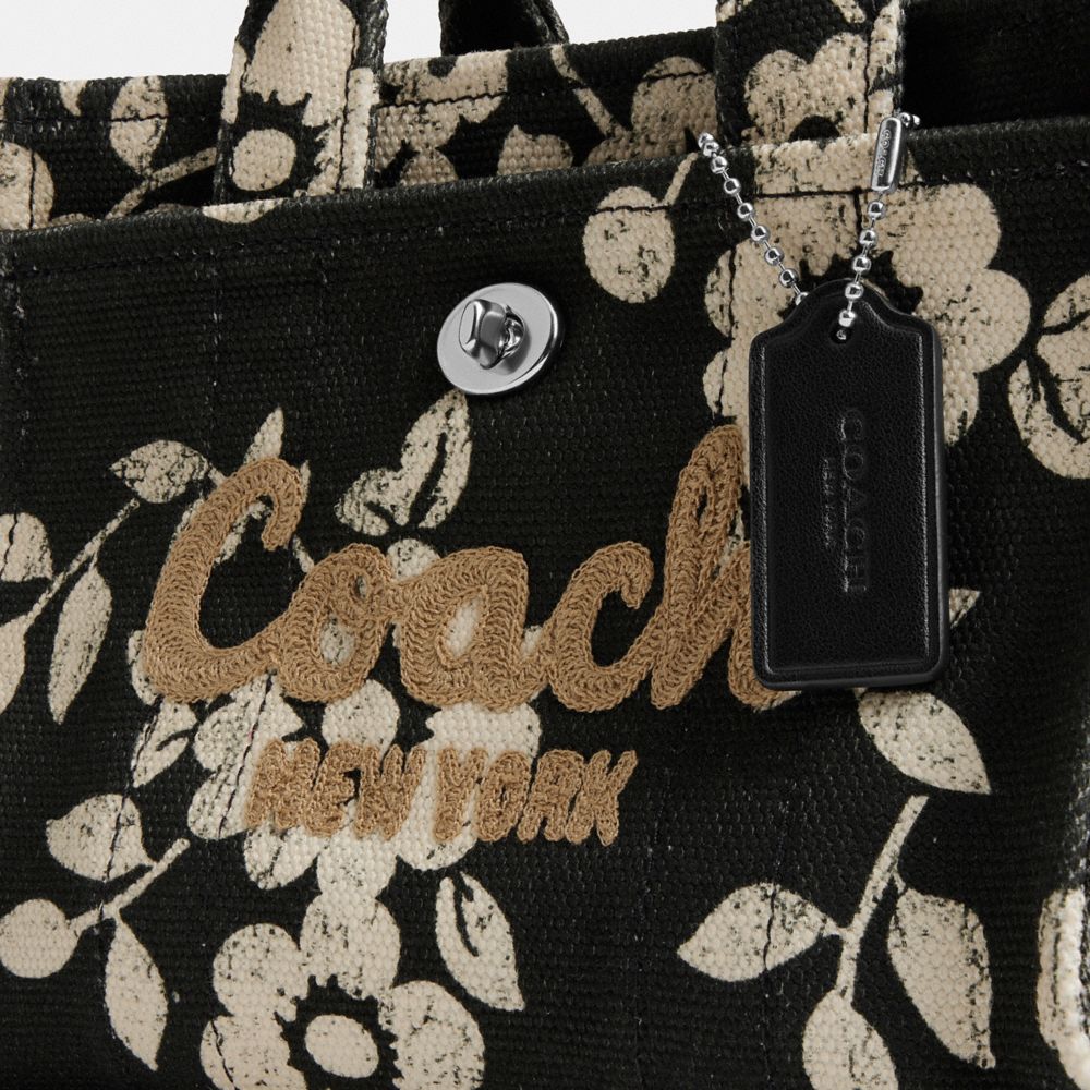 COACH®,Cargo Tote Bag 20 With Floral Print,,Closer View