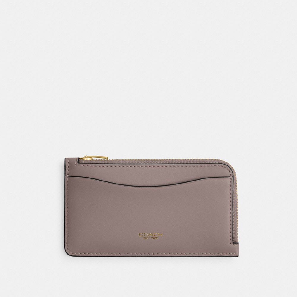 Coach New York Zip Card Case In Colorblock