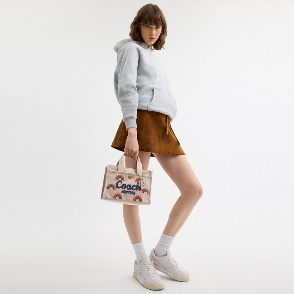COACH®,Cargo Tote Bag 26 With Rainbow,,Detail View