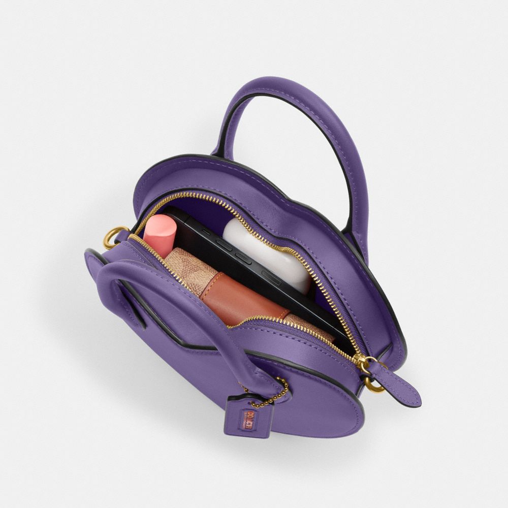 COACH®,Heart Bag,,Inside View,Top View