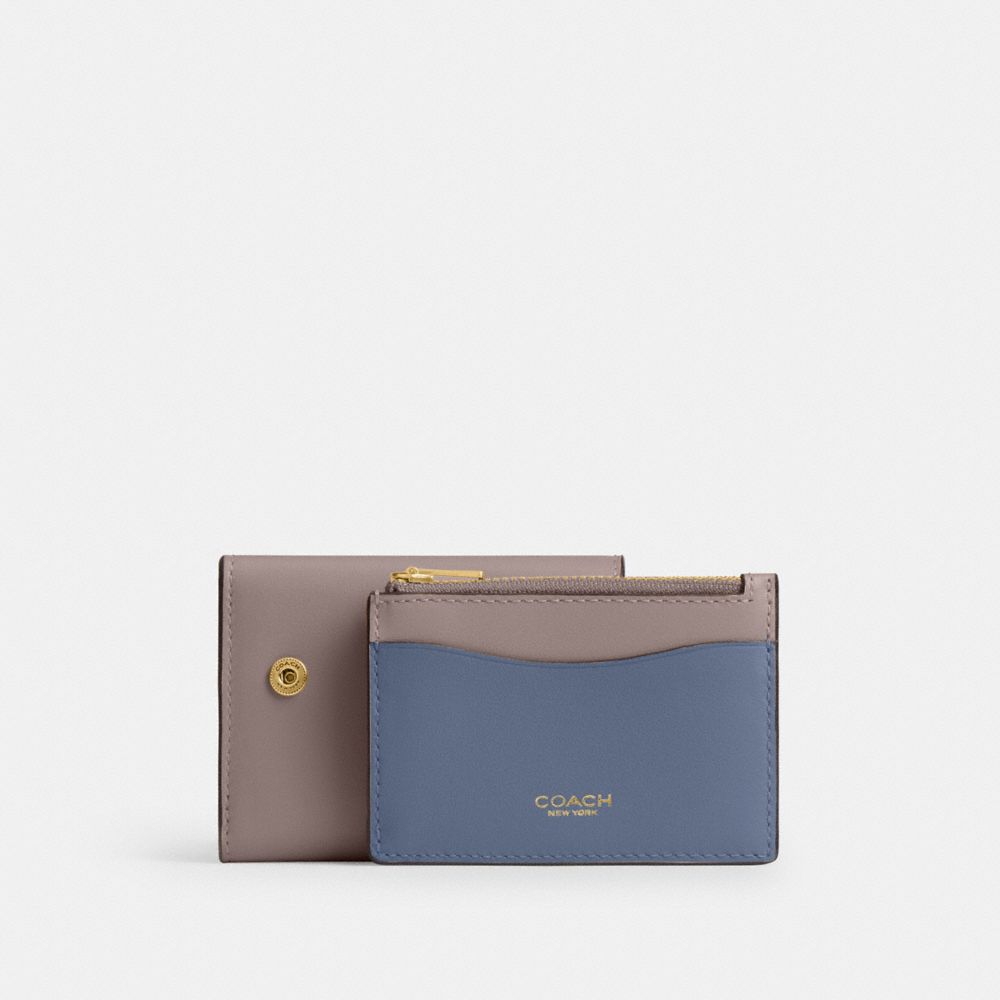 Coach Essential Card Holder Wallet In Colorblock — фото 2