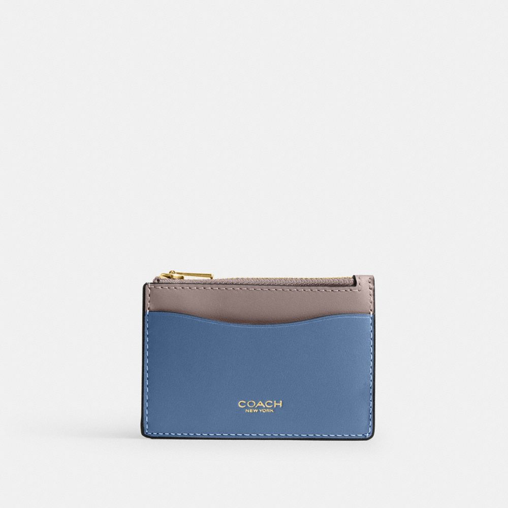 Coach Essential Card Holder Wallet In Colorblock