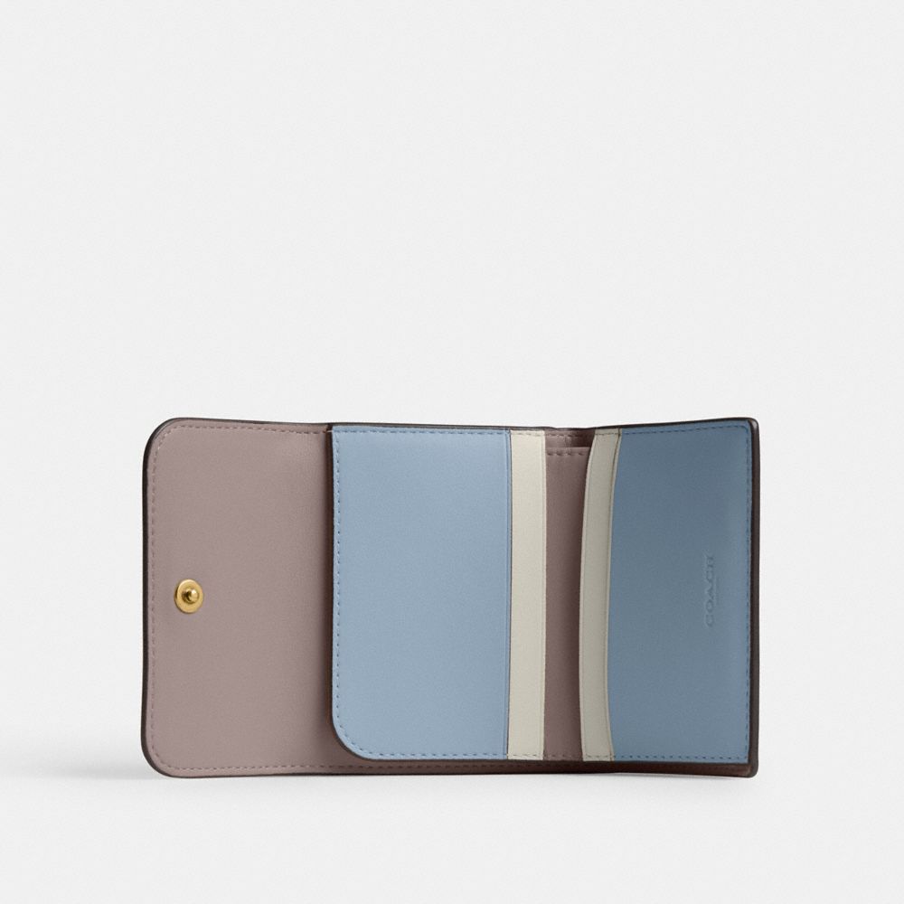 Coach Essential Card Holder Wallet In Colorblock