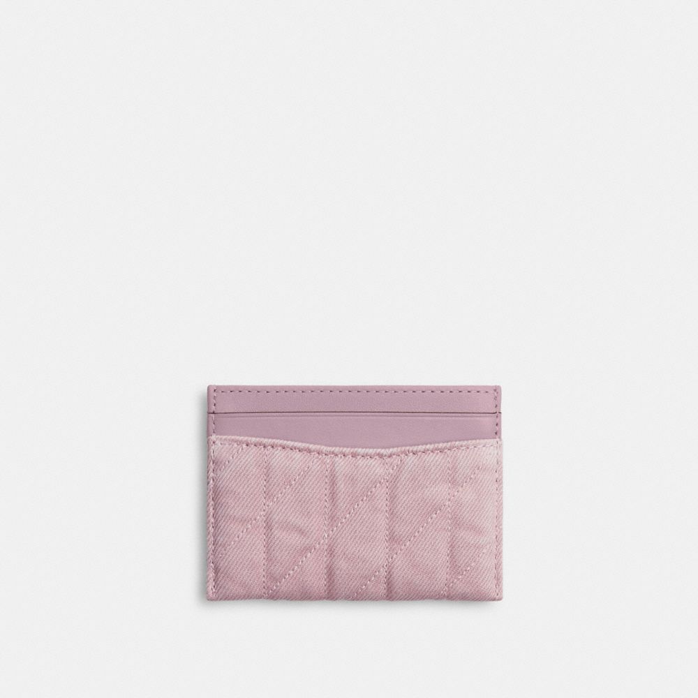 COACH®,Essential Card Case With Quilting,,Back View