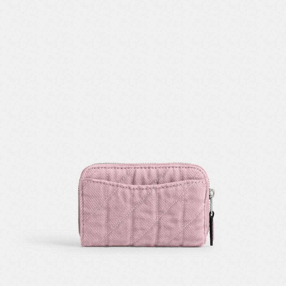 Coach Essential Small Zip Around Card Case With Quilting