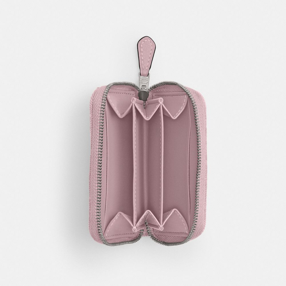 Coach Essential Small Zip Around Card Case With Quilting