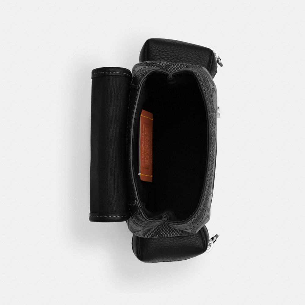 COACH®,Sprint Sling Pack In Signature Jacquard,,Inside View,Top View