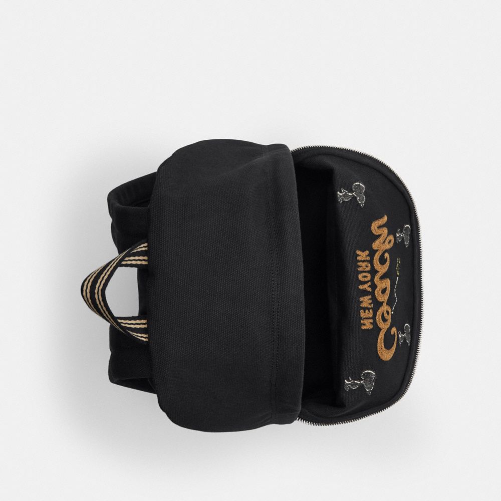 【COACH X PEANUTS】カーゴ バックパック・スヌーピー プリント 4
