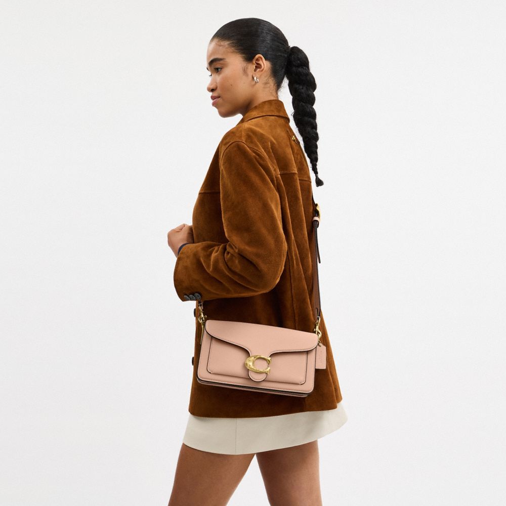 Coach Borsa A Mano Tabby 26 In Pelle Rosa Cipria Donna