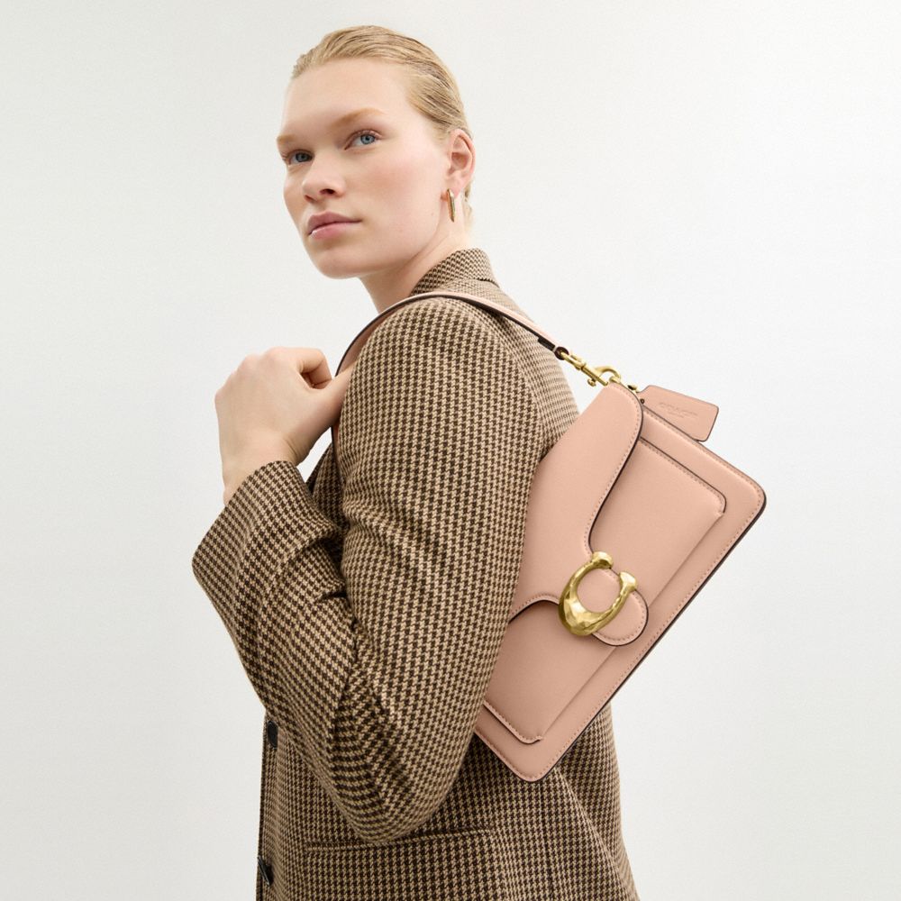 Coach Borsa A Mano Tabby 26 In Pelle Rosa Cipria Donna