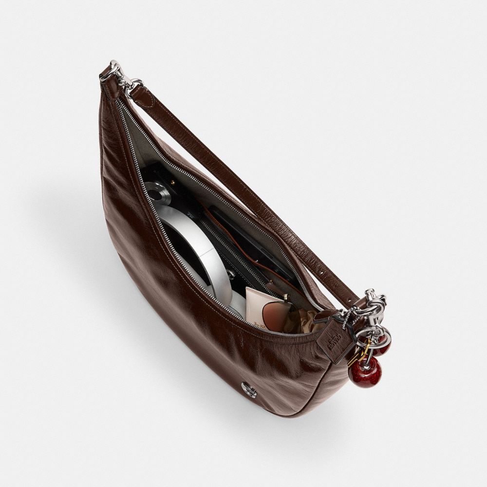 COACH®,Juliet Sling Bag,Brown,Inside View,Top View