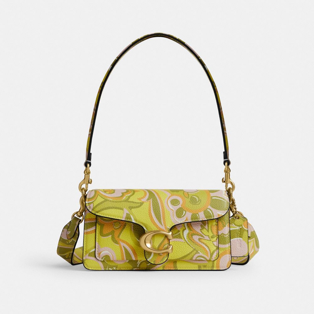 COACH®,Tabby Shoulder Bag 20 With Paisley Print,,Front View
