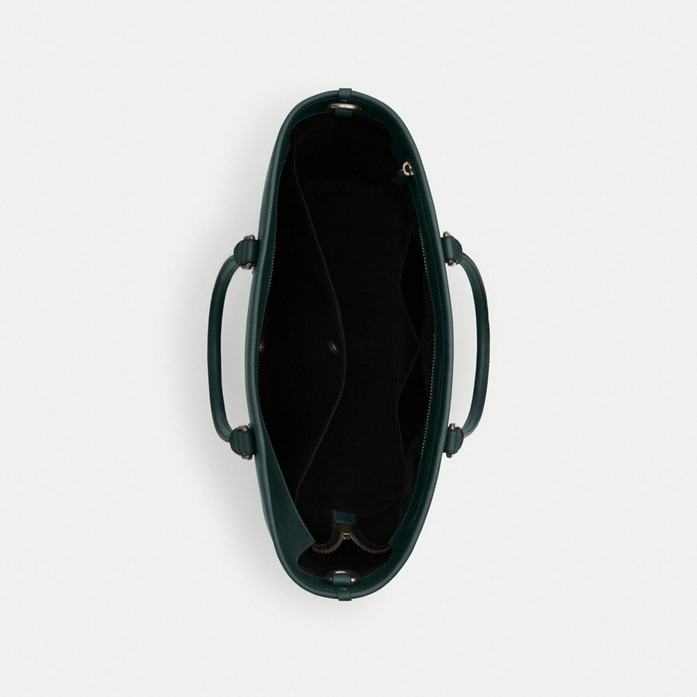 COACH®,ネイサン トート バッグ,トート&ビジネスバッグ,ﾀﾞｰｸ ﾃｨｰﾙ/ﾌﾞﾗｯｸ