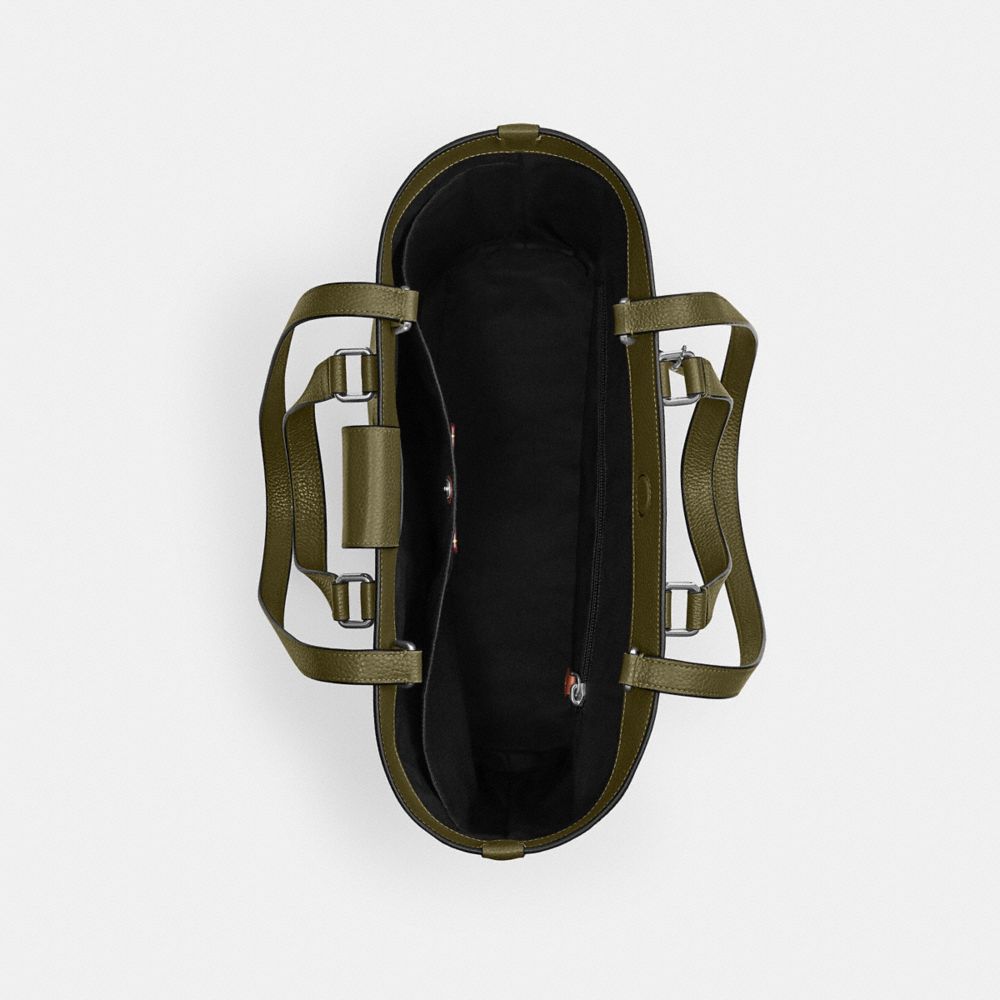 COACH®,ワーナー デュアル ハンドル トート バッグ,トート&ビジネスバッグ,ｼﾙﾊﾞｰ/ｵﾘｰﾌﾞ