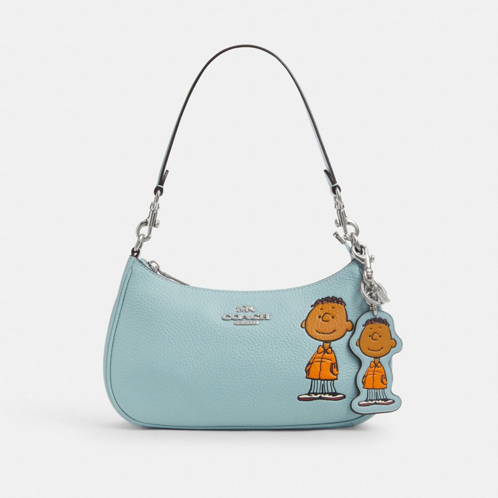 COACH®,Coach X Peanuts Franklin Bag Charm,,Angle View
