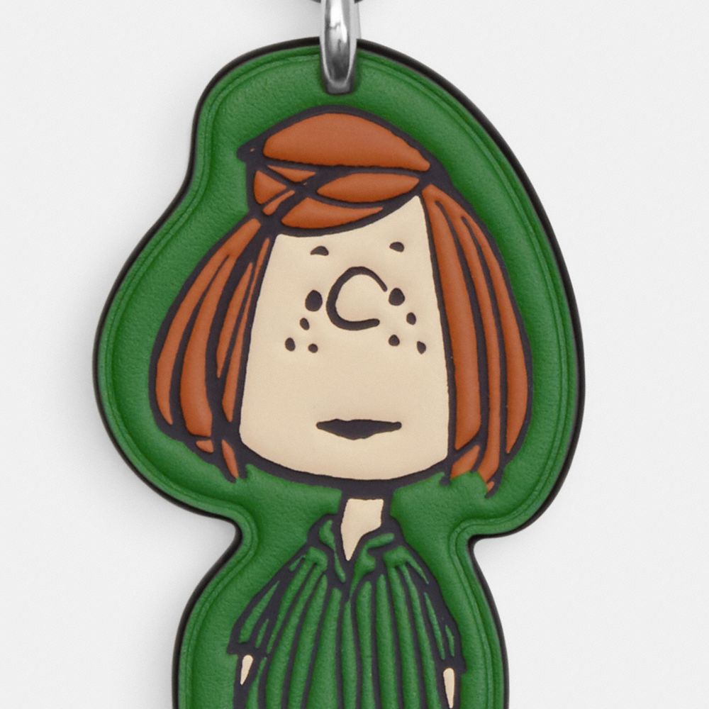 COACH®,Coach X Peanuts Peppermint Patty Bag Charm,,Closer View