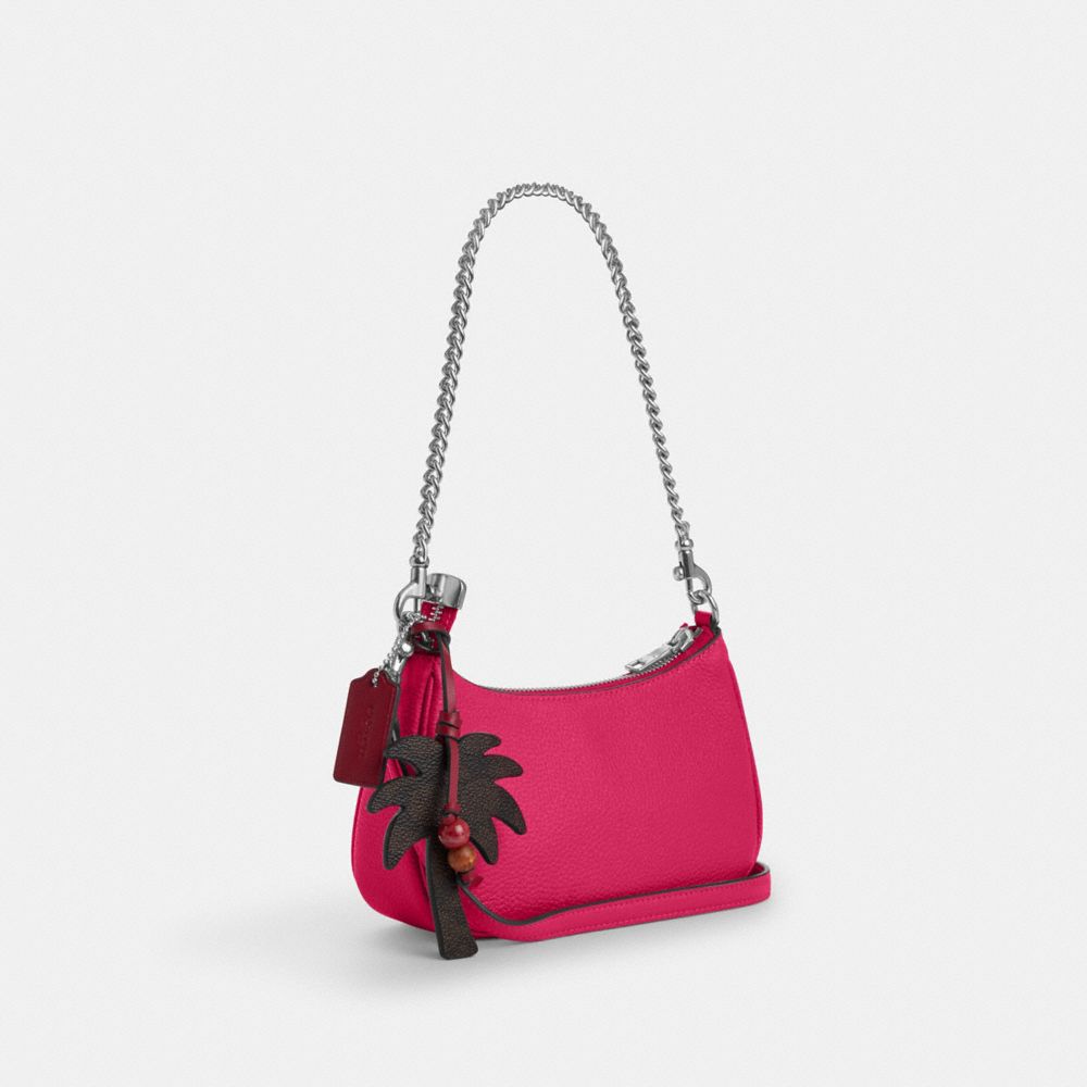 COACH®,Teri Mini Crossbody Bag With Palm Tree Charm,,Angle View
