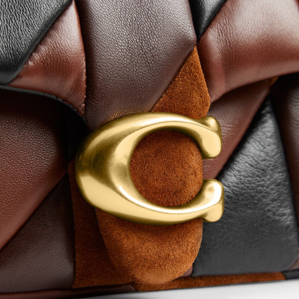Coach Tabby Shoulder Bag 20 With Patchwork Quilting