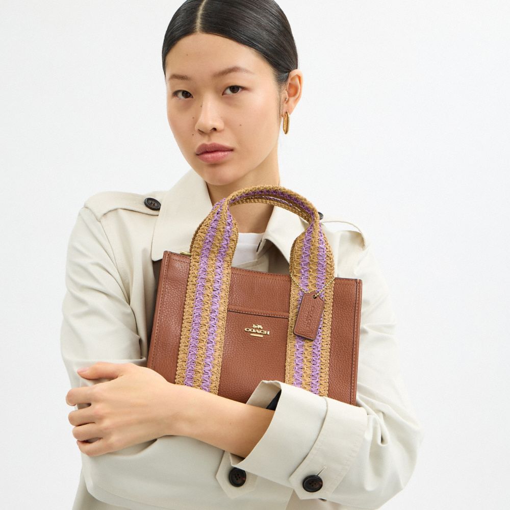 COACH®,Smith Tote Bag 24,Brown,Detail View