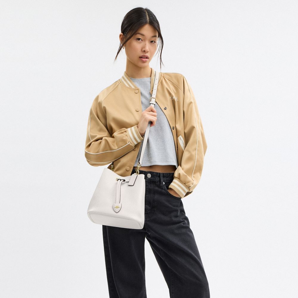 COACH®,Rowan Bucket Bag,White