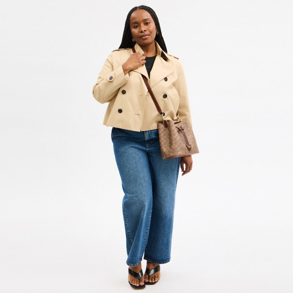COACH®,Rowan Bucket Bag In Signature Canvas,