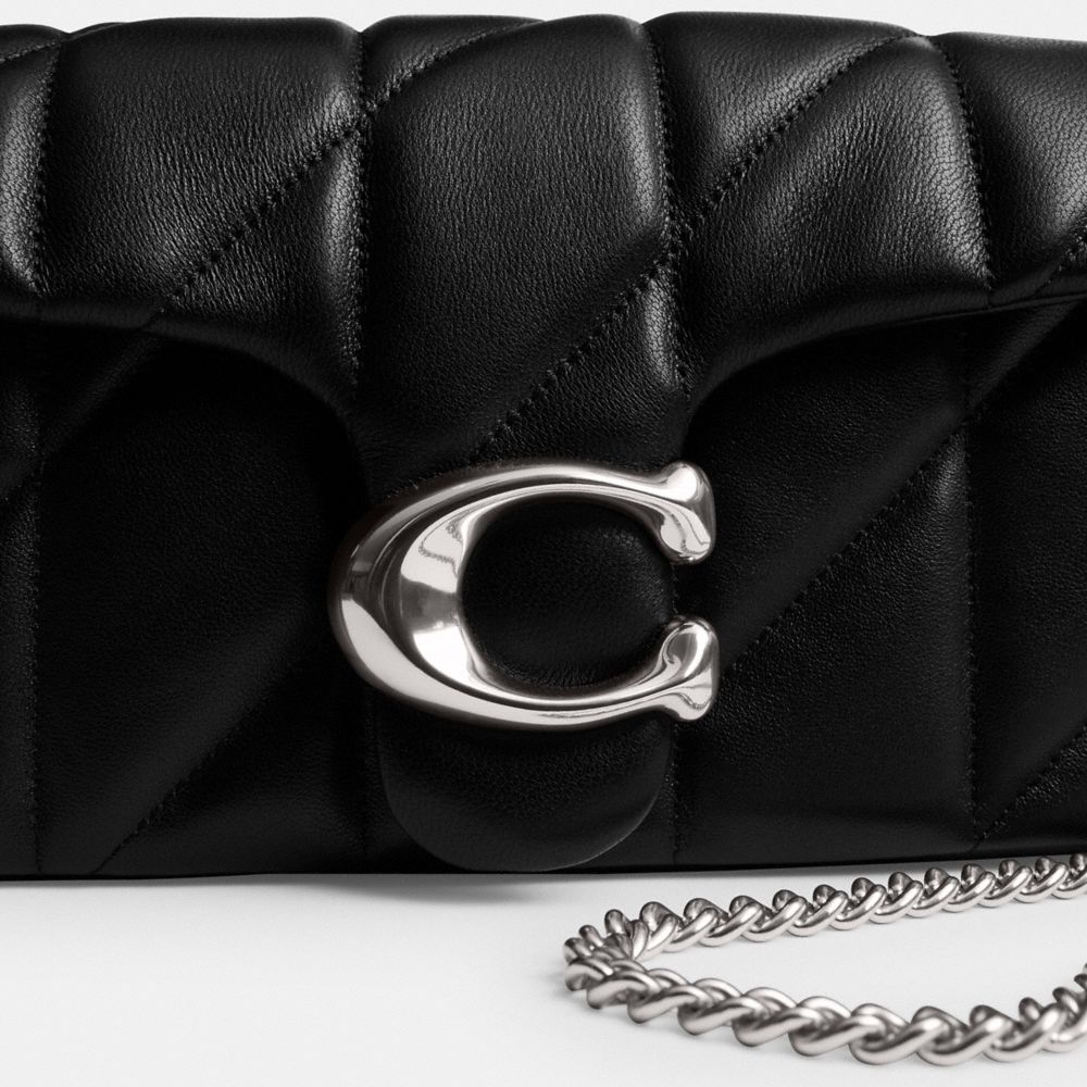 Coach Tabby Chain Crossbody Bag 19 With Quilting In Multi