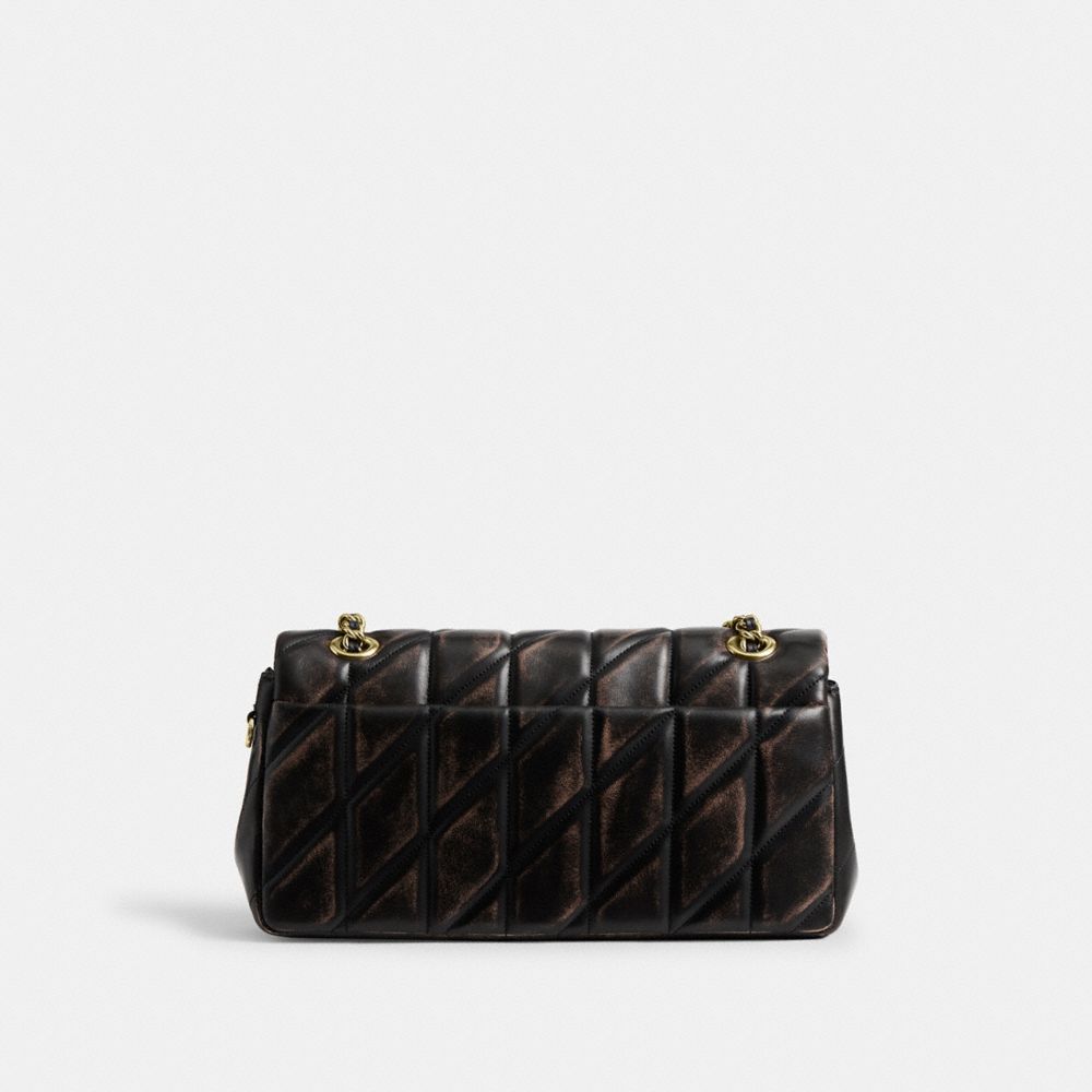 Coach Tabby Shoulder Bag 26 In Loved Leather With Quilting In Multi