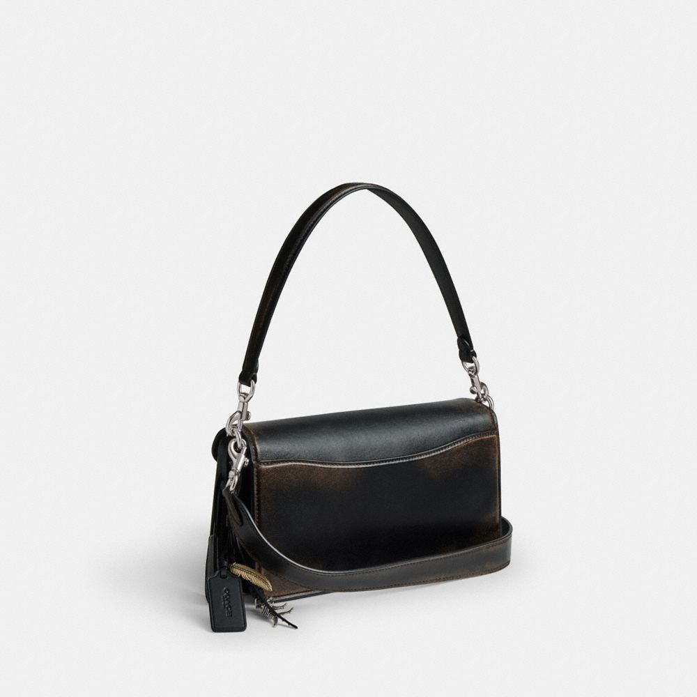 COACH®,Tabby Shoulder Bag 26 In Loved Leather,,Angle View