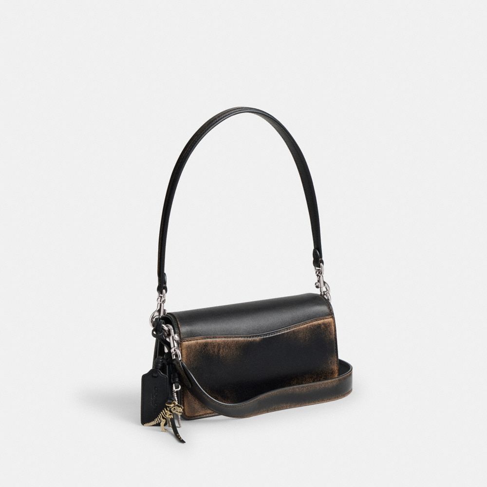 COACH®,Tabby Shoulder Bag 20 In Loved Leather,,Angle View