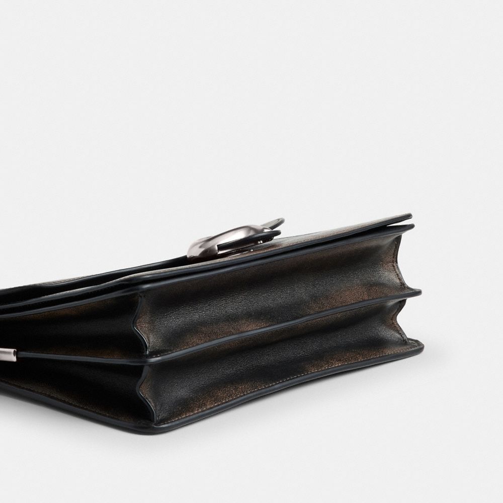 COACH®,Chain Tabby Shoulder Bag In Loved Leather,,Outsole View