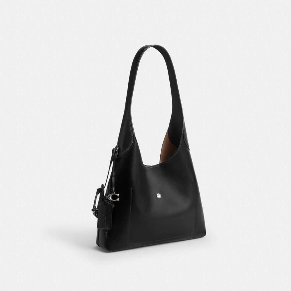 COACH®,Brooklyn Shoulder Bag 28 In Loved Leather,,Angle View