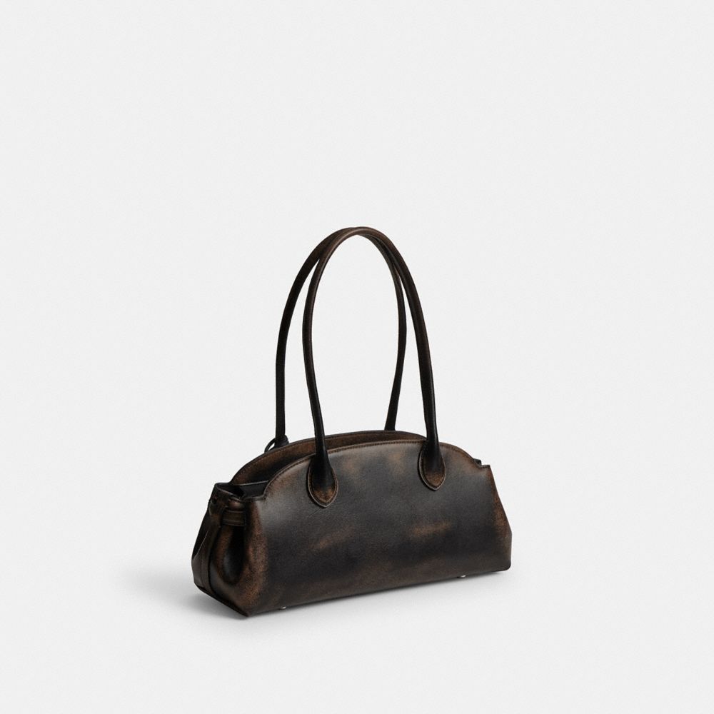 COACH®,Empire Carryall Bag 34 In Loved Leather,,Angle View
