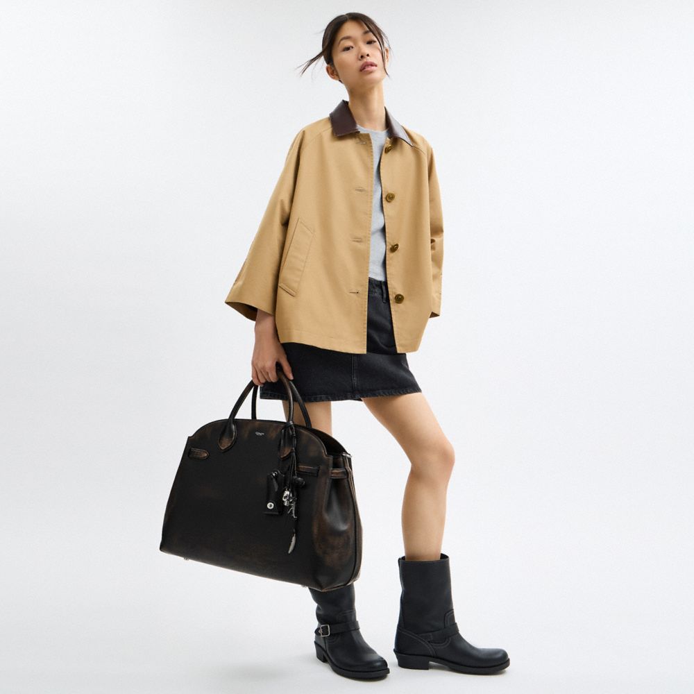 Coach Soft Empire Carryall Bag 48 In Loved Leather