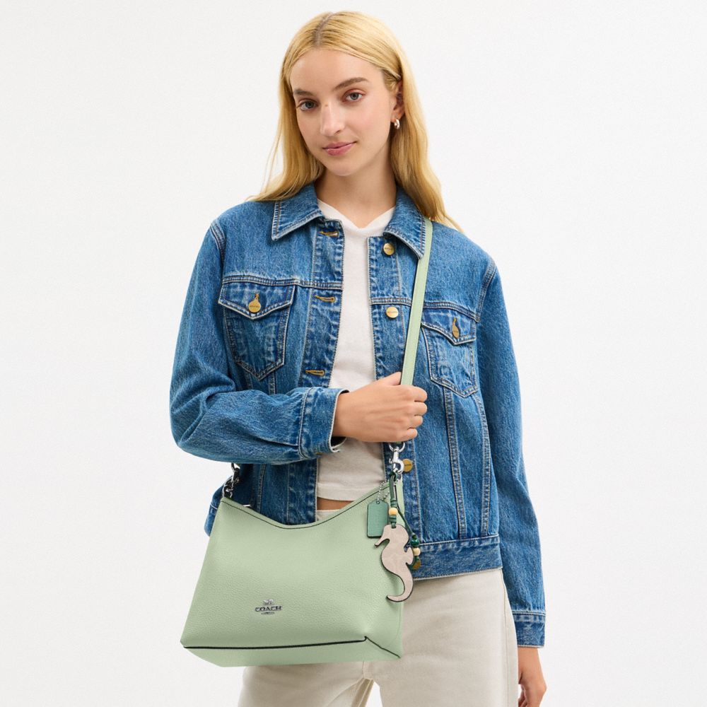 COACH®,Laurel Shoulder Bag With Seahorse Charm,