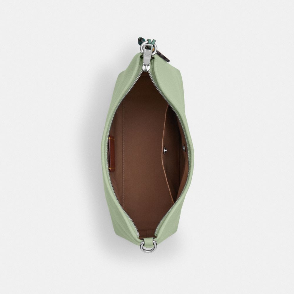 COACH®,Laurel Shoulder Bag With Seahorse Charm,,Inside View,Top View