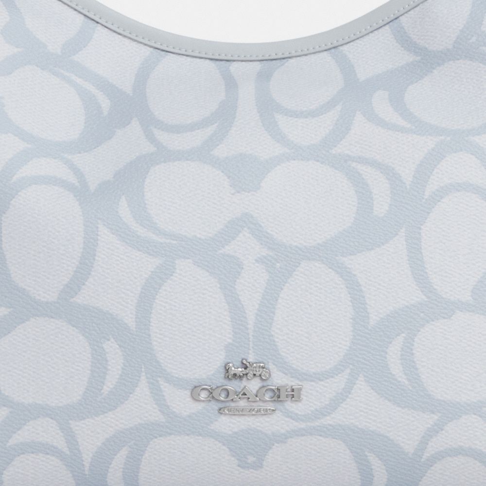 COACH®,Laurel Shoulder Bag In Sketch Signature Canvas,,Closer View