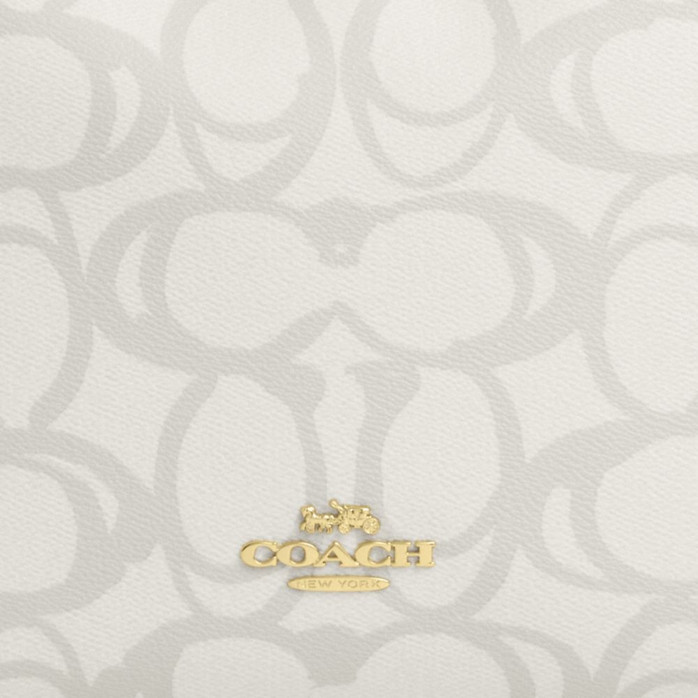 COACH®,Laurel Large Shoulder Bag In Sketch Signature Canvas,,Closer View