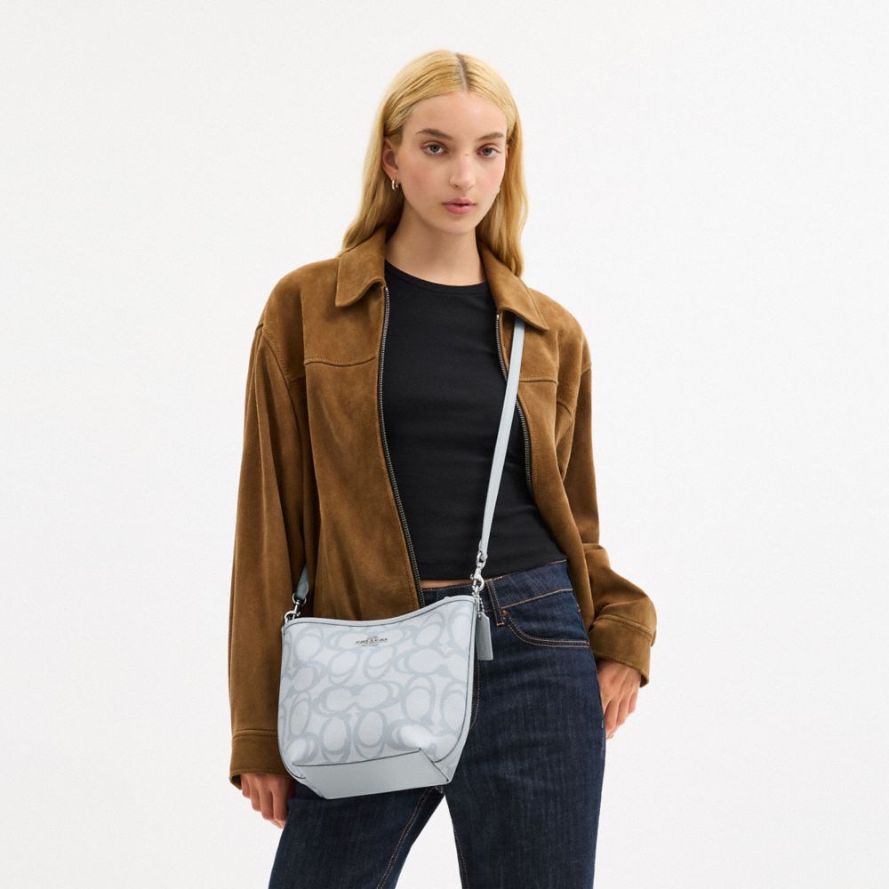 COACH®,City Bucket Bag In Sketch Signature Canvas,