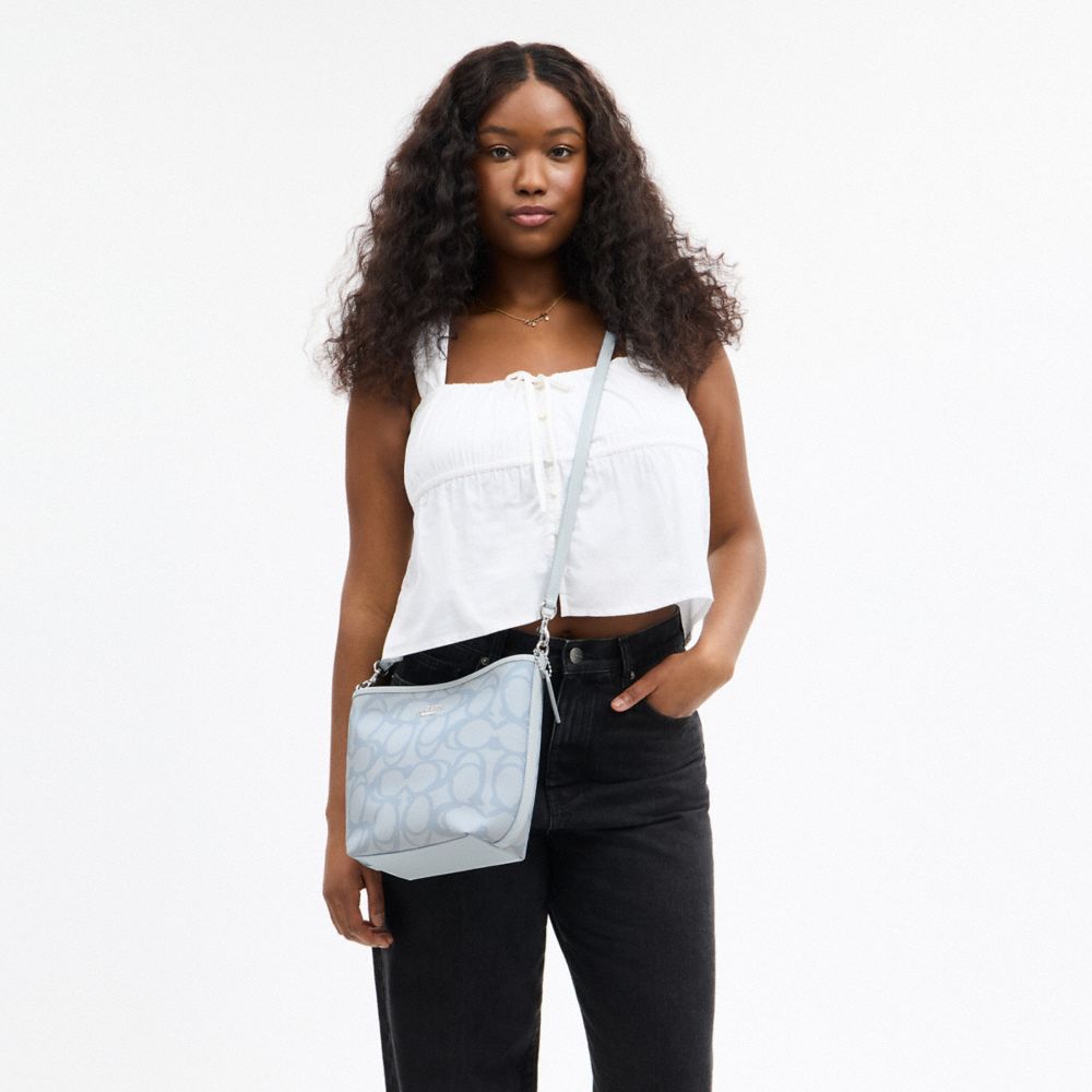 COACH®,City Bucket Bag In Sketch Signature Canvas,