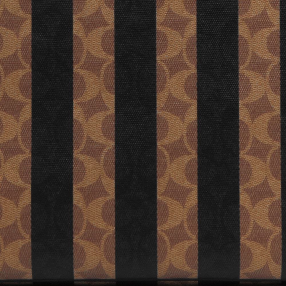 COACH®,Large City Tote Bag In Signature Canvas With Stripe,,Closer View