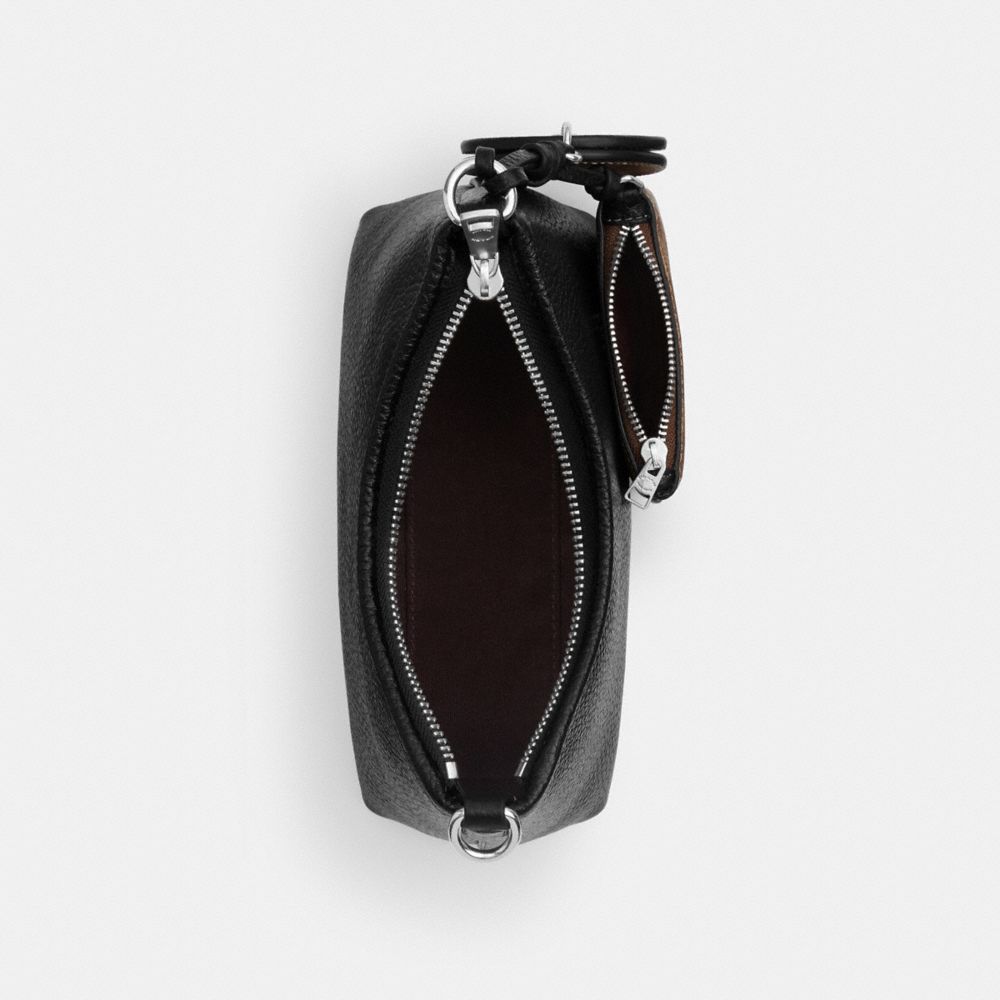COACH®,Laurel Small Shoulder Bag With Mirror Charm And Pouch,,Inside View,Top View