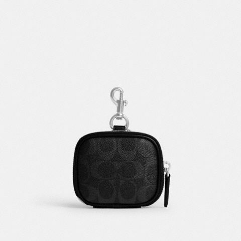 Мужские сумки Coach Clip On Pouch In Signature Canvas