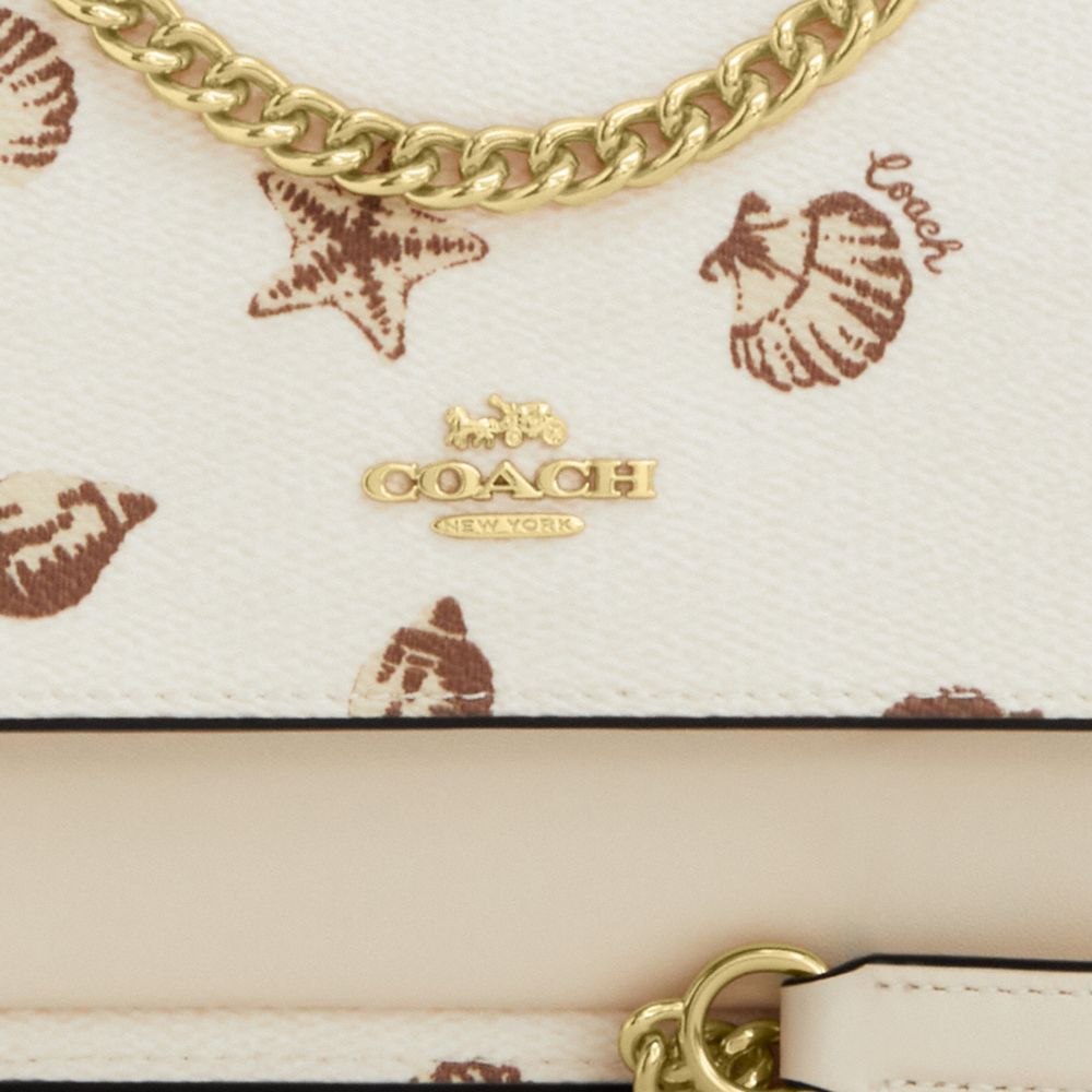 COACH®,Mini Klare Crossbody Bag With Shell Print,,Closer View