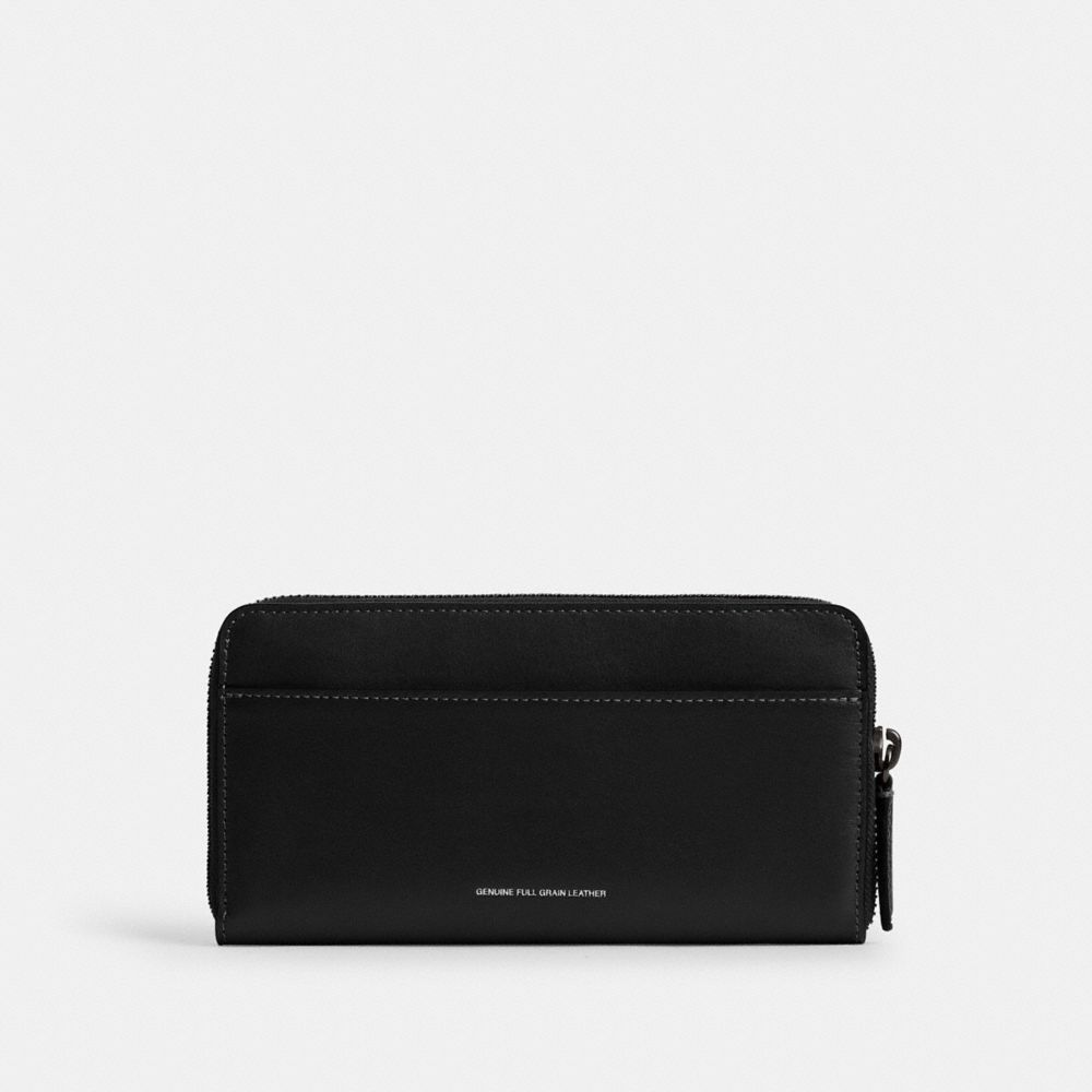 COACH®,アコーディオン ウォレット,長財布,ﾌﾞﾗｯｸ