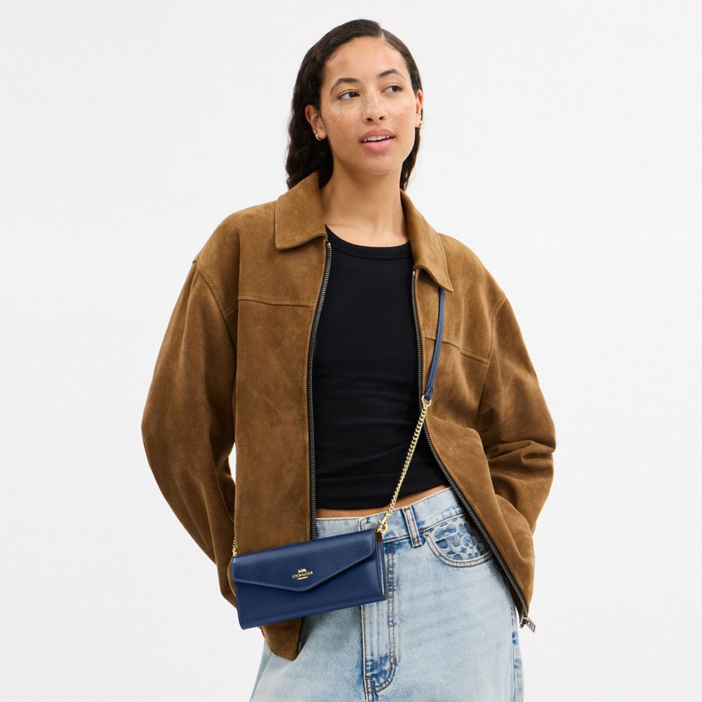 COACH®,Klare Wallet With Chain,