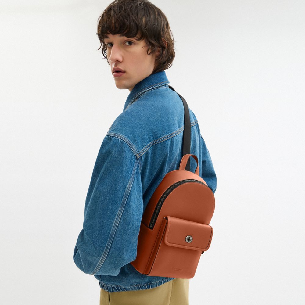 COACH®,Turnlock Sling Pack,,Detail View