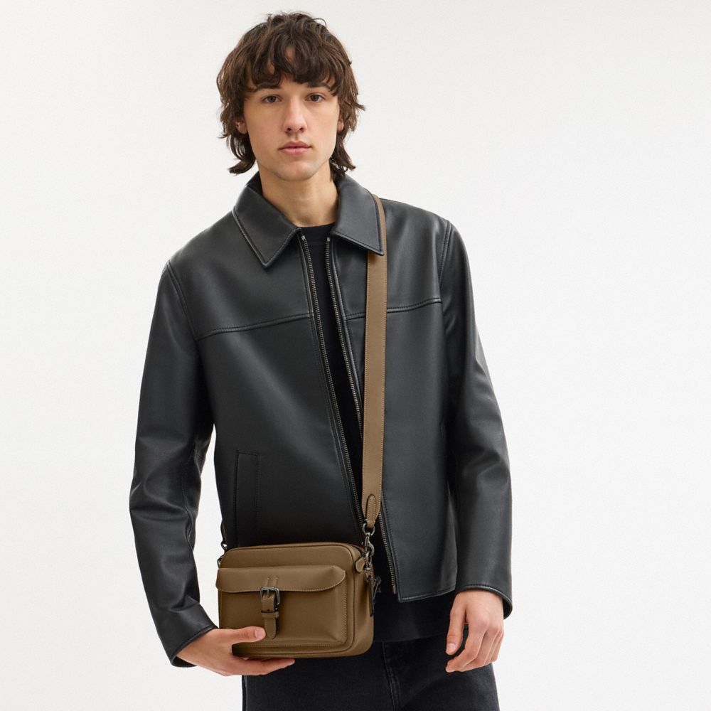 COACH®,Warner Crossbody Bag,Leather,Crossbody,Casual,,Detail View