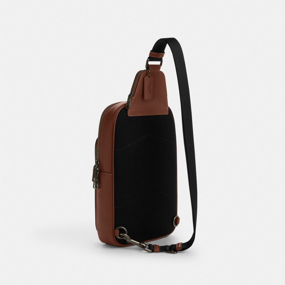 COACH®,Ethan Pack In Signature Canvas,,Angle View