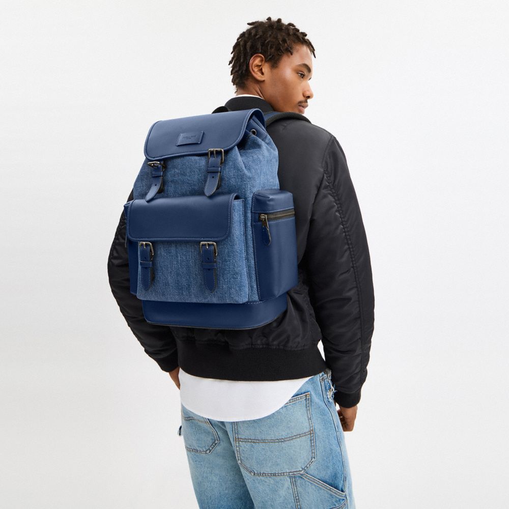 COACH®,Qb/Denim/Bleu Intense,Detail View